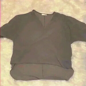 Agaci brown/tan blouse size L